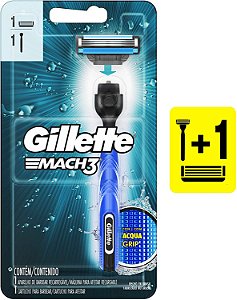 Gillette Aparelho de Barbear Mach3 Acqua-Grip