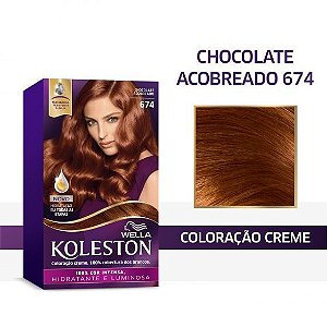 Koleston Coloração 674 Chocolate Acobreado