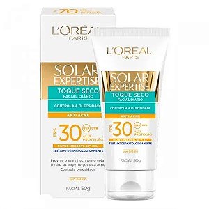 L'Oréal Paris Protetor Solar Expertise Facial Anti-acne FPS30 50g