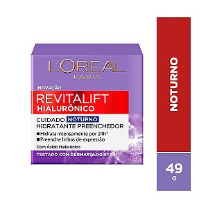 L'Oréal Paris Revitalift Hialurônico Cuidado Noturno 49g