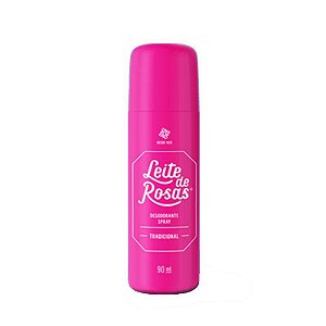 Leite de Rosas Desodorante Tradicional Spray 90mL