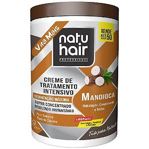 Natu Hair Creme de Tratamento Mandioca 1000g