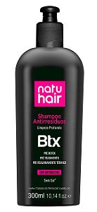 Natu Hair Shampoo Antirresíduo Botox 300mL