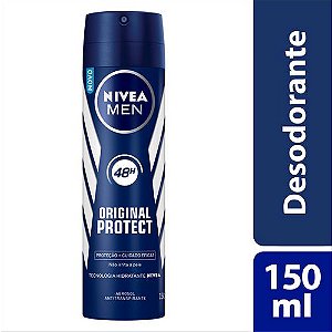 Nivea Desodorante Aerosol Original Protect Masculino 150mL