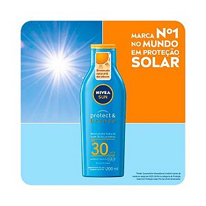 Nivea Sun Protetor Solar Protect & Bronze FPS30 200ml