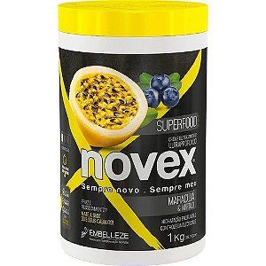 Novex Creme Maracujá e Mirtilo 1000g