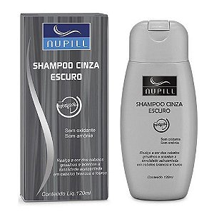 Nupill Shampoo Cinza Escuro para Grisalhos 120ml