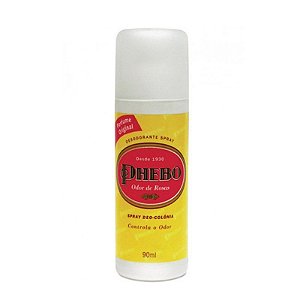 Phebo Desodorante Odor de Rosas Spray 90mL