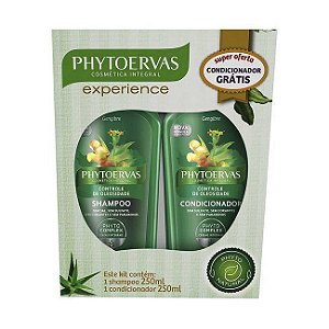 Phytoervas Kit Shampoo + Condicionador Gengibre 250 mL + 250mL