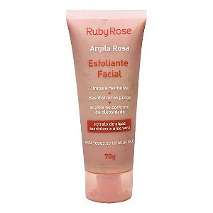 Ruby Rose Esfoliante Facial Argila Rosa 75ml