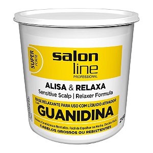 Salon Line Base Relaxante de Guadinina Alisa & Relaxa Super Forte 215g