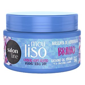 Salon Line Máscara Meu Liso Hidratação Brilho 300g