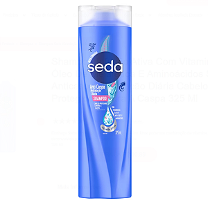Seda Shampoo Cocriações Anticaspa Hidratação Diária 325mL
