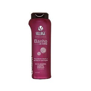 Sillage Shampoo Premium Banho de Brilho 300mL