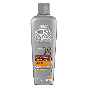 Skafe Shampoo Keramax Reconstrução Capilar 3R 300mL