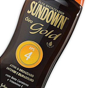 Sundown Óleo Bronzeador Gold FPS 4 120mL