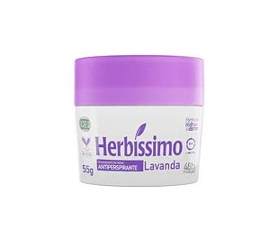 Herbíssimo Desodorante Creme Antitranspirante Lavanda 55g