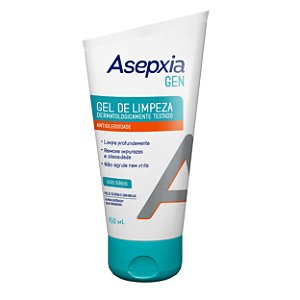Asepxia Gel de Limpeza Facial com Zinco e Ácido Salicílico 150 mL