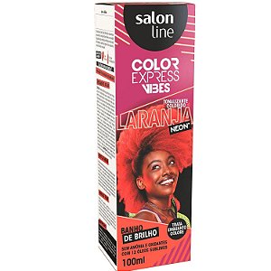 Salon Line Tonalizante Color Express Vibes Laranja Neon 100mL