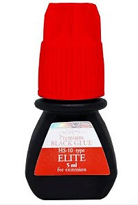 Cola Elite HS10 Premium Black para Alongamento de Cílios 5ml