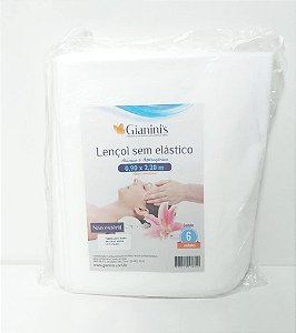 Lençol Descartável sem Elástico Gianinis 6un