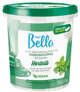 Cera Depilatória Hidrossolúvel Depil Bella Hortelã 600g