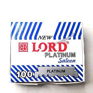 Lâmina Lord Platinum Saloon 100un.