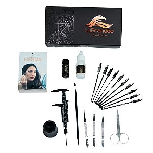 Kit Designer de Sobrancelhas Iniciante Lu Brandão - Preto 1,5g