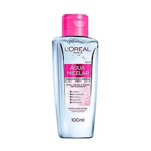 Água Micelar  L'Oréal Paris Solução de Limpeza 5 em 1-100ml