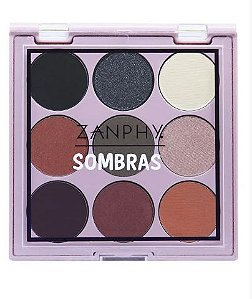 Paleta de Sombras 9 Cores Zanphy - cor 3