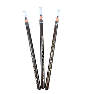 Trio de Lápis Dermatográfico Cosmetic Art Brown (Marrom)