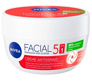 Creme Facial Nivea 5em1 Antissinais-100g.