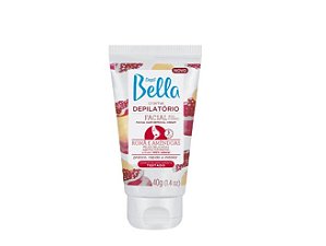 Creme Depilatório Facial Romã e Amêndoas Depil Bella-40g.