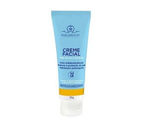 Creme Facial Peles Secas e Sensíveis Phállebeauty-50g.