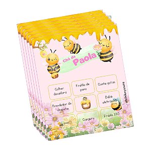 Bingo abelhinha candy colors