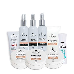 Kit Limpeza de Pele Profissional Ceya Biocosmética sem Eletroterapia