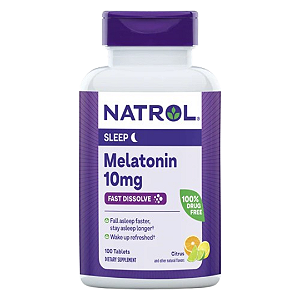 Melatonina 10mg Fast Dissolve, 100 Tablets - Natrol