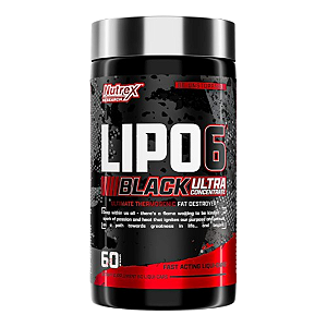 Termogênico Lipo6 Black Ultra Concentrado, 60 Cápsulas - Nutrex.