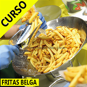 CURSO DE BATATA FRITA  - FRITAS BELGA - RECEITA ORIGINAL
