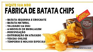 Curso de Batata Chips Completo | Produção, Equipamentos e Vendas