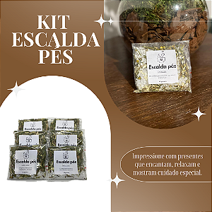 Escalda-Pés - Kit 30 saquinhos com etiqueta
