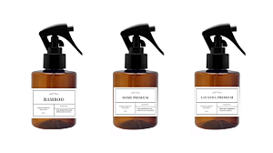COMBO 3 EM 1: HOME SPRAY BAMBOO, LAVANDA PREMIUM E HOME PREMIUM 200ml