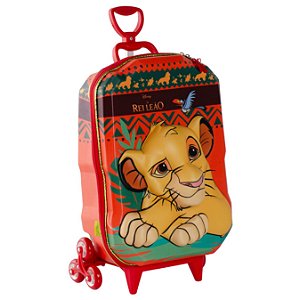 MALA INFANTIL MOCHILA ESCOLAR 3D RIGIDA REI LEAO