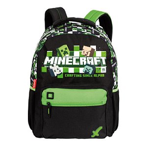 MOCHILA ESCOLAR BOLSA MENINO MINECRAFT