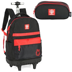 KIT MOCHILA DE RODINHA E ESTOJO ENALDINHO
