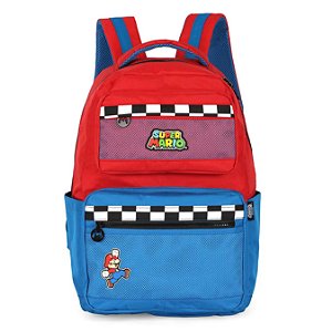 MOCHILA ESCOLAR MENINO SUPER MARIO
