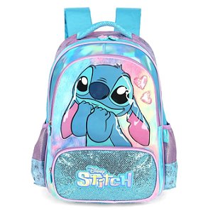 MOCHILA ESCOLAR BOLSA DE COSTAS INFANTIL LILO STITCH