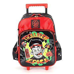 MOCHILA DE RODINHA ESCOLAR MENINO UP4YOU BY ENALDINHO