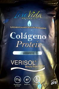 Colageno Proteina Leve Vida 450g Sem Sabor
