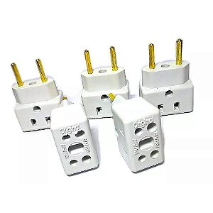 Adaptador Novo Padrão Tomada Bob 10A 16A 20A Bivolt